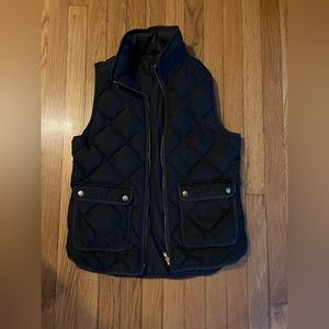 J.Crew Women’s Black Puffer Vest